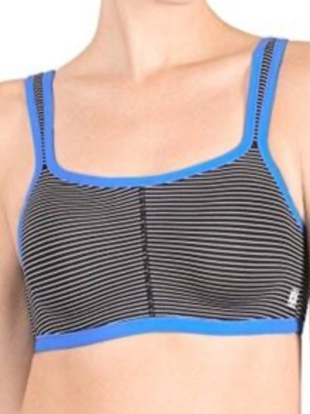 Natori Yogi Contour Convertible Sports Bra size 38D preloved striped